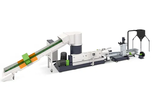 单螺杆塑料造粒生产线