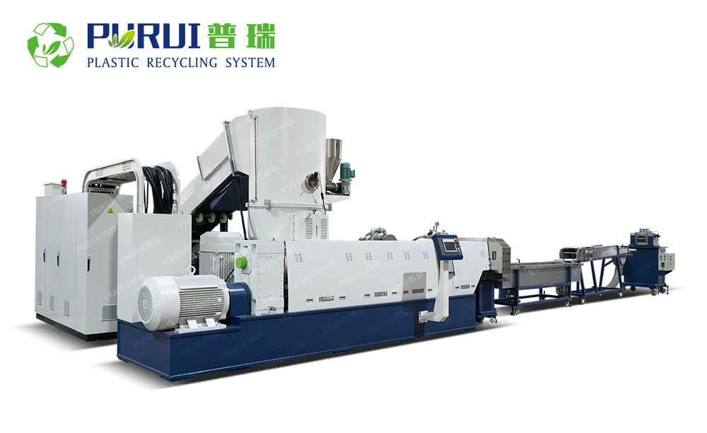 PET面料造粒挤出机 PET面料造粒挤出机