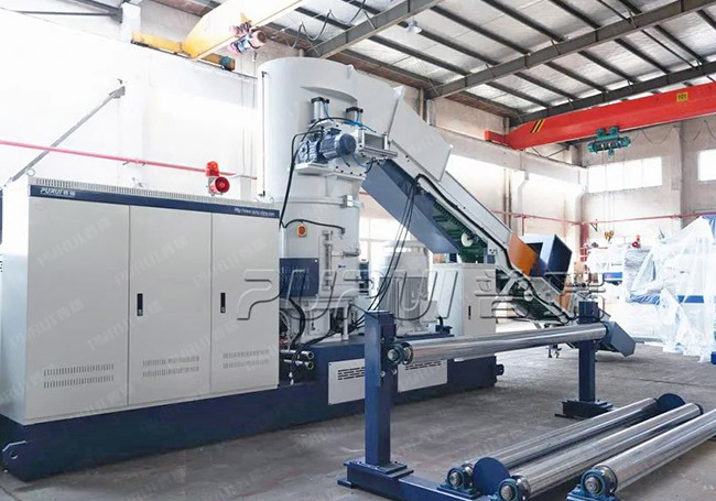 细节-2 塑料薄膜回收造粒机