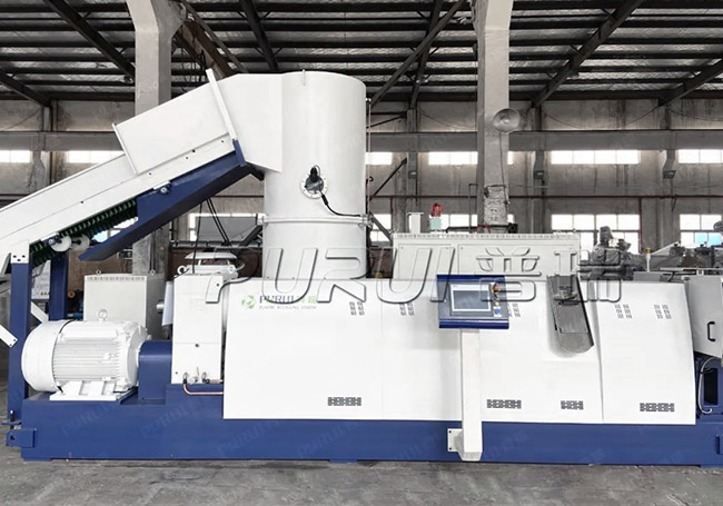 细节-3 塑料薄膜回收造粒机