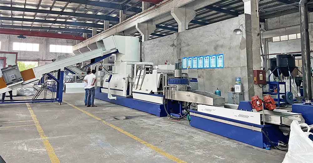 普瑞机械是专业生产PP编织袋回收造粒机械的制造厂家，用于回收PP编织袋、吨包袋等，产能可根据客户要求定制PP编织袋造粒线设备
