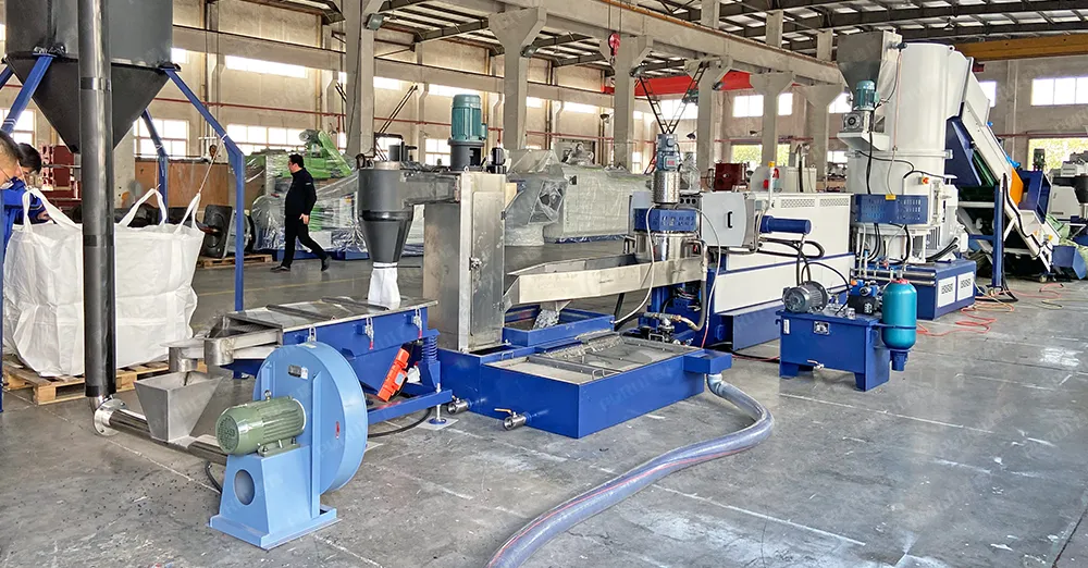 普瑞机械是专业生产PP编织袋回收造粒机械的制造厂家，用于回收PP编织袋、吨包袋等，产能可根据客户要求定制PP编织袋造粒线设备