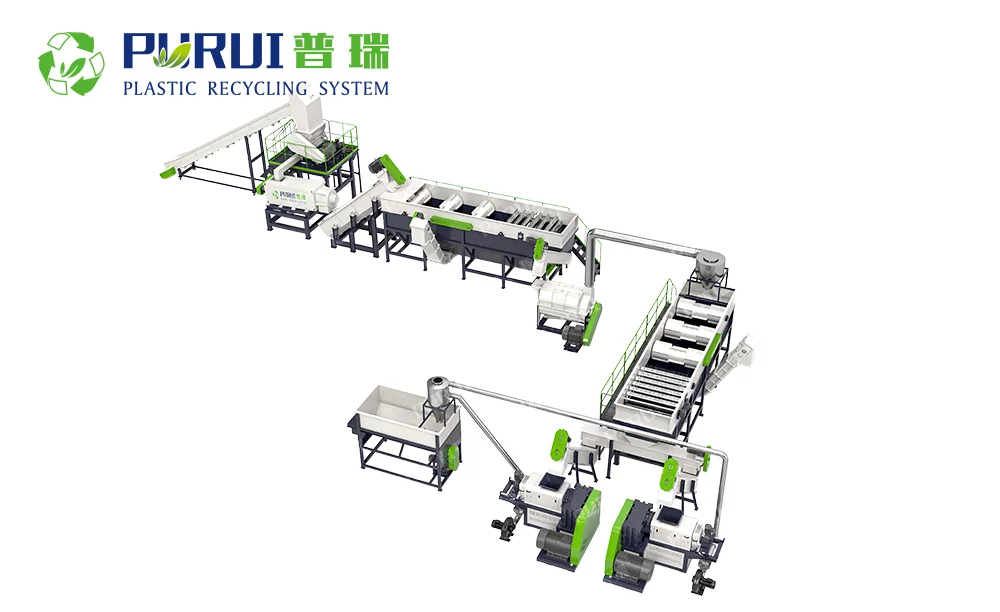 PP吨袋回收撕碎清洗线1 PP吨袋回收撕碎清洗线1