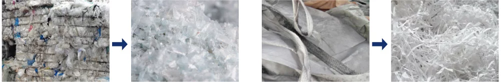 PP吨袋回收撕碎清洗线4 PP吨袋回收撕碎清洗线4